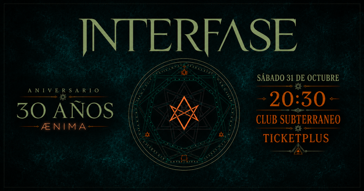 INTERFASE ★ SÁBADO 31 OCTUBRE ★ Club Subterráneo
