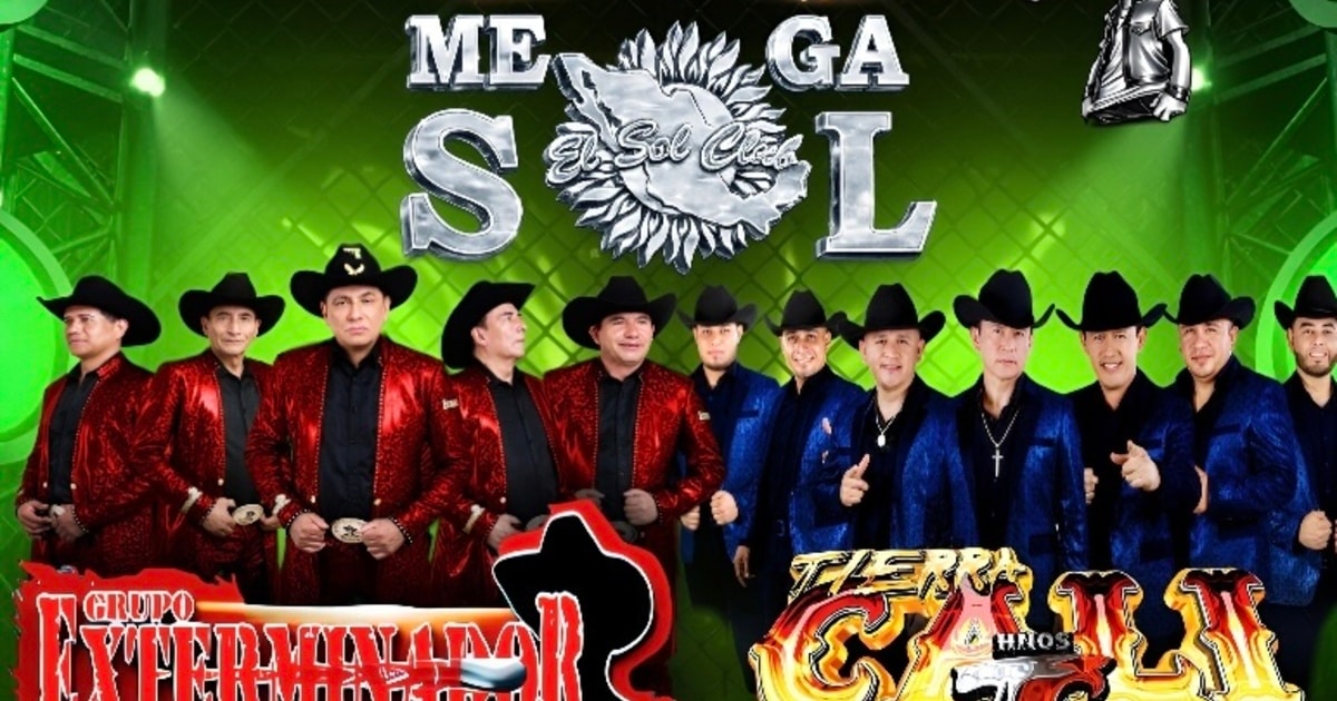 Exterminador-Tierra Cali-Los Originales de San Juan- Banda Maguey-Mega Sol