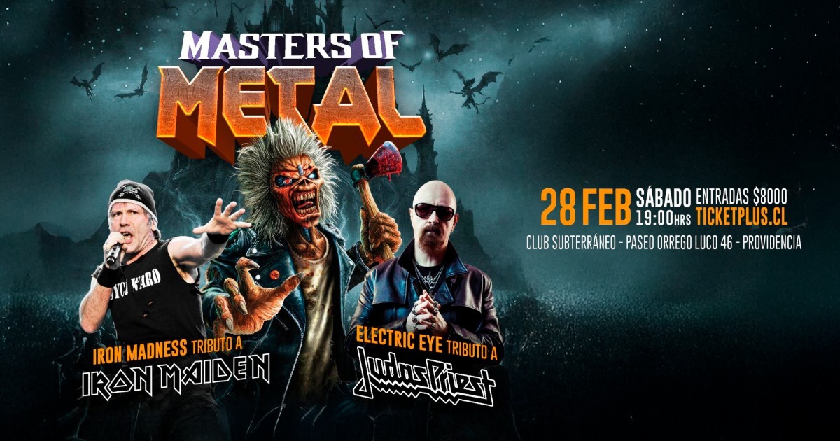 MASTERS OF METAL ★ SÁBADO 28 FEBRERO ★ Club Subterráneo