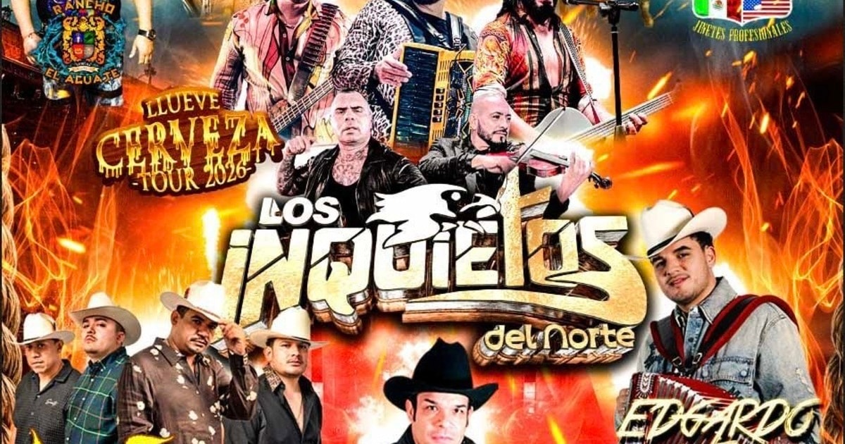 Segundo Mega Jaripeo-Los Inquietos del Norte- Llueve Cerveza Tour-Los Farmerz-Edgardo Nunez-Los Vendavales-Marco Florez y La Banda Jerez-Los Caimanes de Sinaloa-Toros de Rancho El Aguaje-Jinetes Los Reyes de America-Island Grove