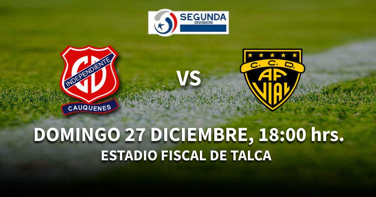 Independiente de Cauquenes vs Fernández Vial  / Fecha 16 / 2020