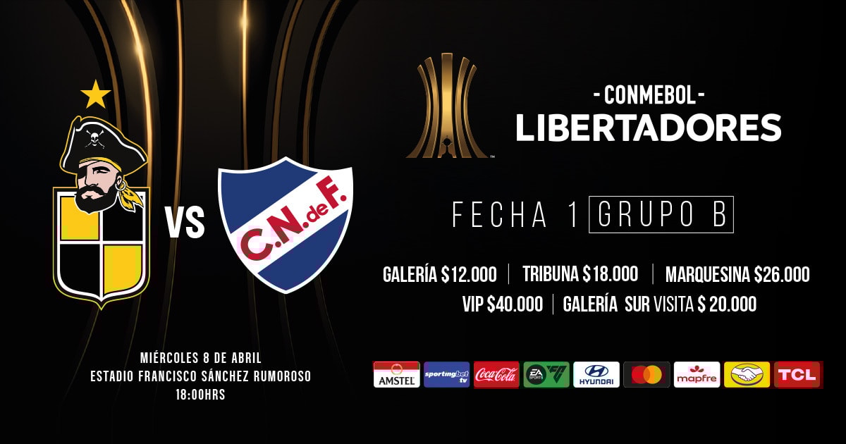 Coquimbo Unido vs Nacional / CONMEBOL Libertadores 2026 / Grupo B / Fecha 1 / VISITA