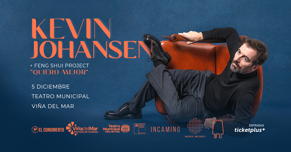 KEVIN JOHANSEN en Teatro Municipal de Viña del Mar