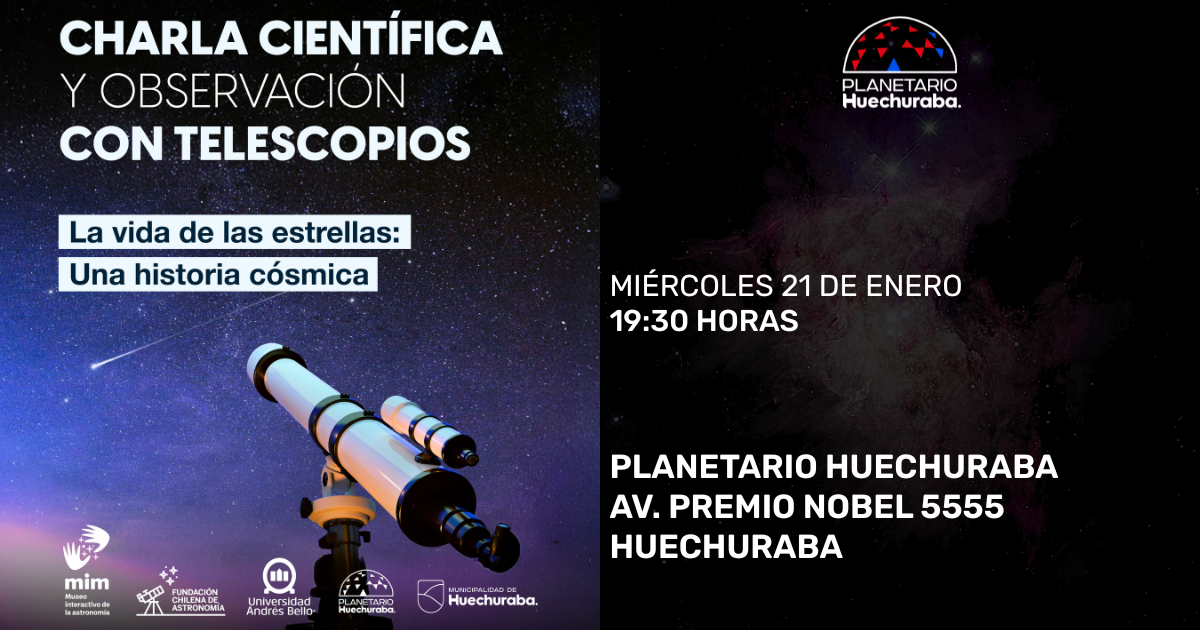 CHARLA CIENTÍFICA Y OBSERVACIÓN CON TELESCOPIOS