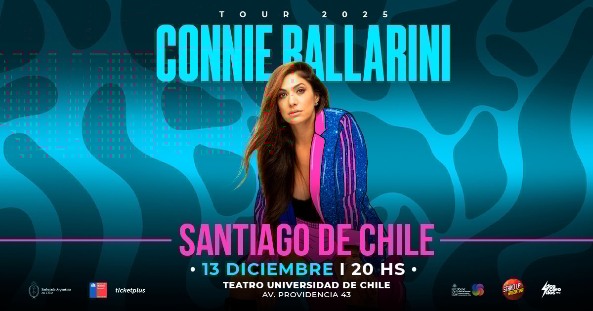 CONNIE BALLARINI TOUR 2025 Función 13 Dic. | Santiago de Chile