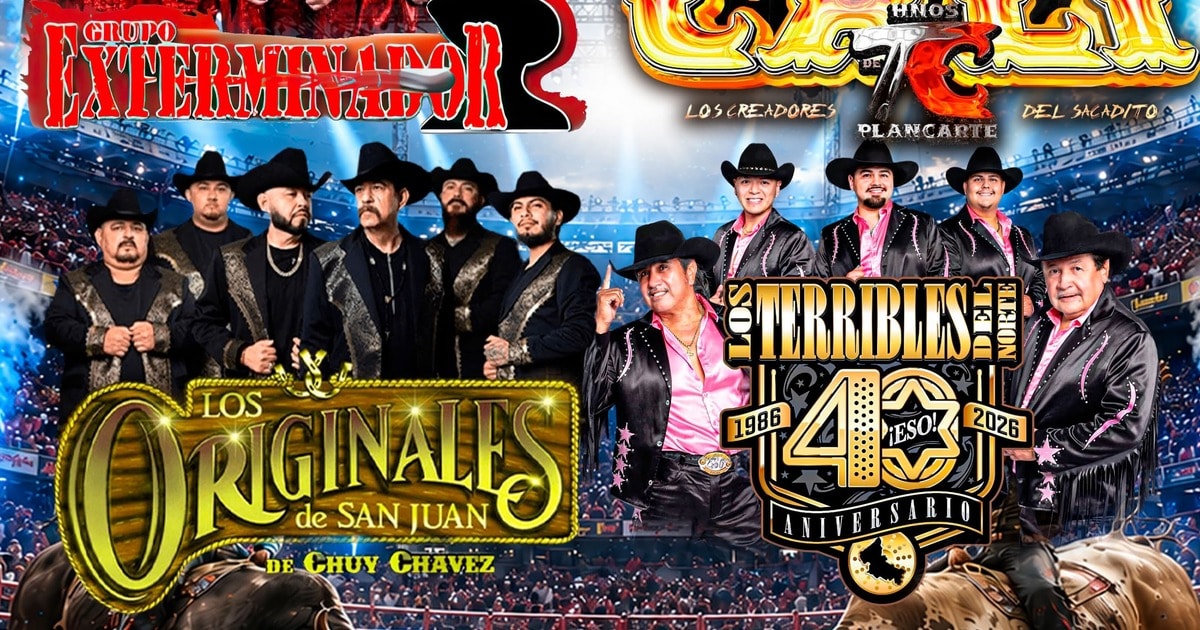 Grupo Exterminador-Hermanos Plancarte de TC-Los Originales de San Juan-Los Terribles-Terrenos de la Feria Greenville NC