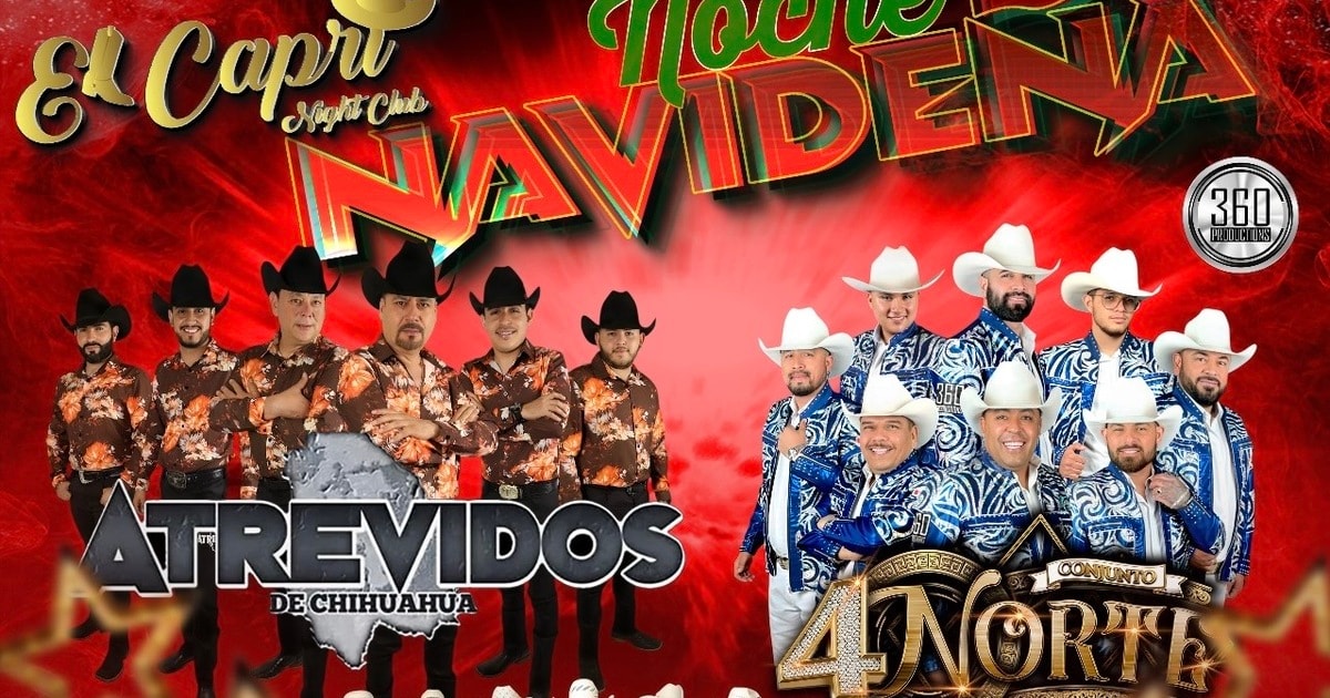 Noche Navidena-Atrevidos de Chihuahua-4 Norte-Conjunto Amenaza-