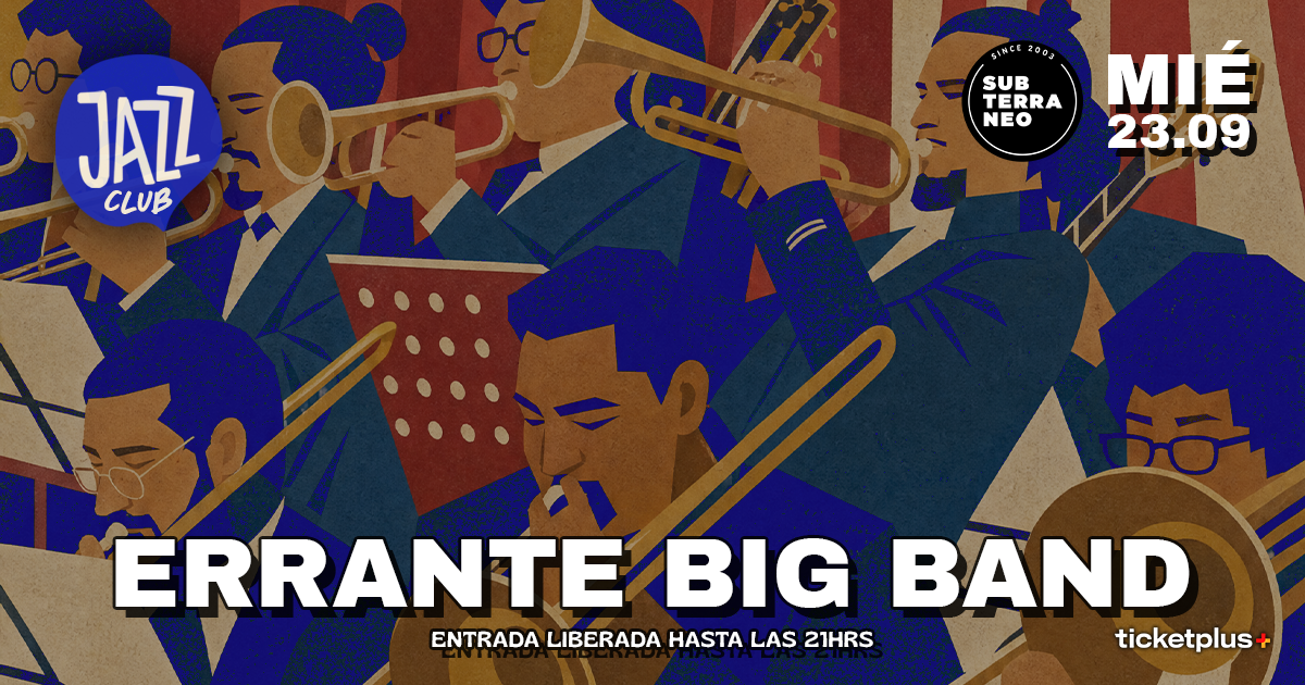 JAZZ CLUB 🎵 MIÉRCOLES 23 SEPTIEMBRE ★ Club Subterráneo