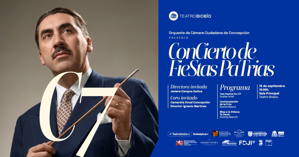 Orquesta de Cámara ciudadana de Concepción, presenta: Concierto de Fiestas Patrias