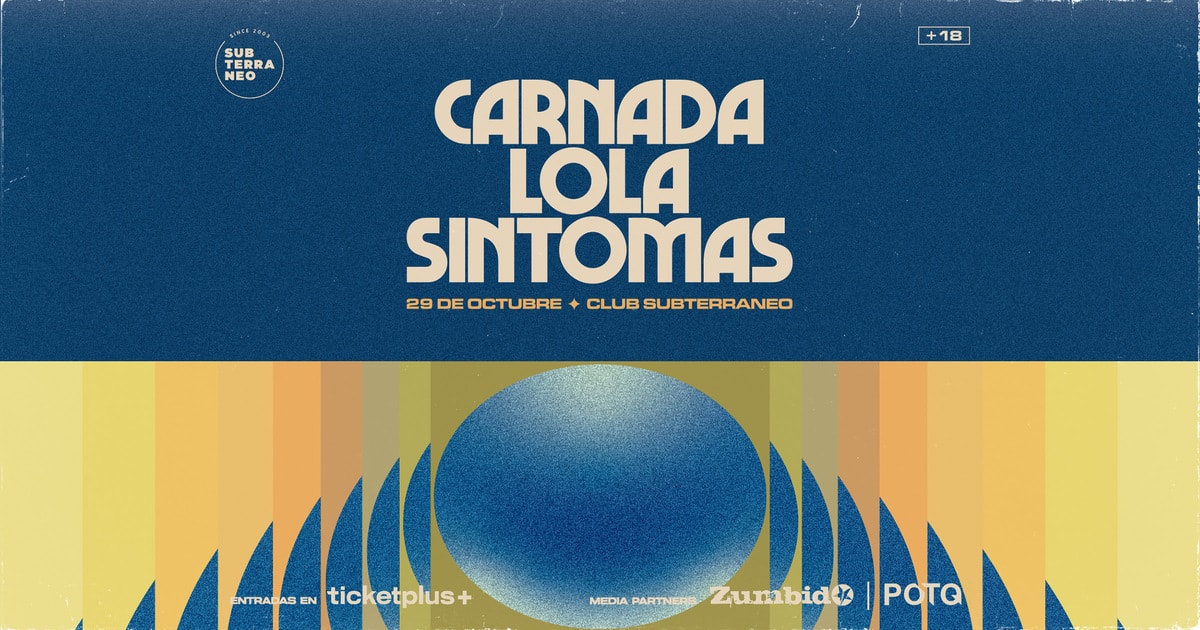 CARNADA ★ JUEVES 05 NOVIEMBRE ★ Club Subterráneo