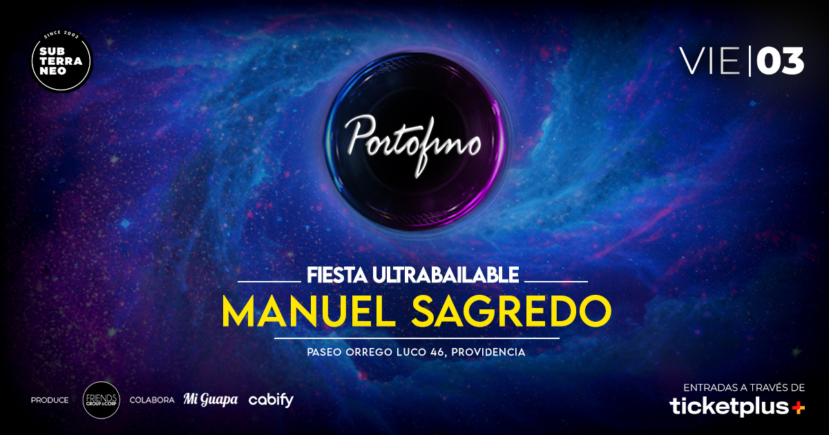 PORTOFINO Full ultrabailable ★ VIERNES 03 OCTUBRE ★ Club Subterráneo (+23)