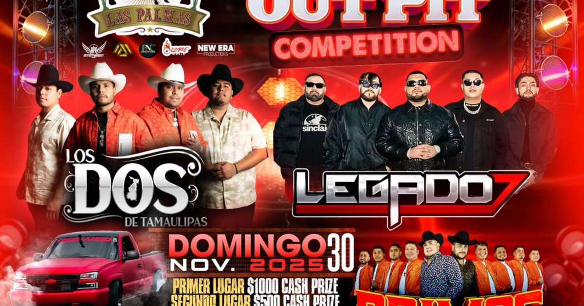 Los Dos de Tamaulipas-Legado 7-Primos de Tierra Caliente-Florida Burn Out Pit-Rodeo Las Palmas