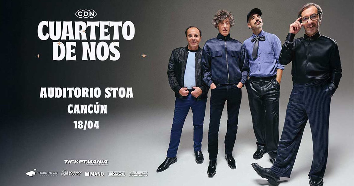 Cuarteto de Nos en Cancún