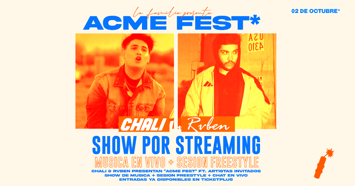Chali en vivo - Acme Family presenta ACME FEST