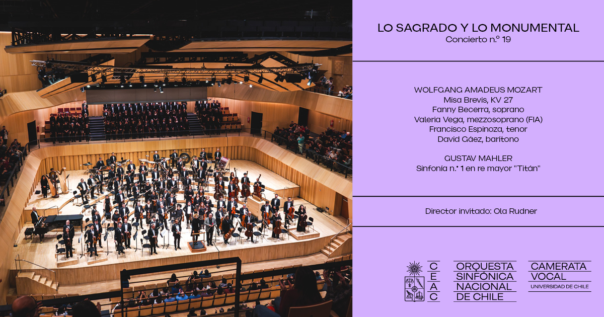 Concierto N°19 • Lo sagrado y lo monumental