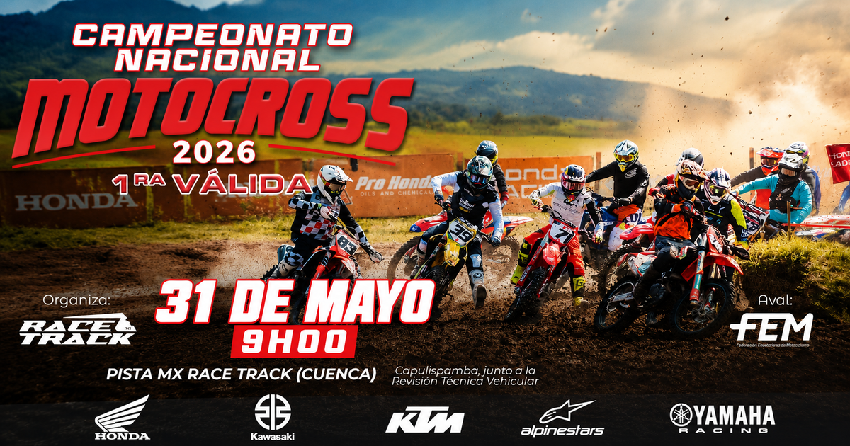 CAMPEONATO NACIONAL DE MOTOCROSS - CUENCA