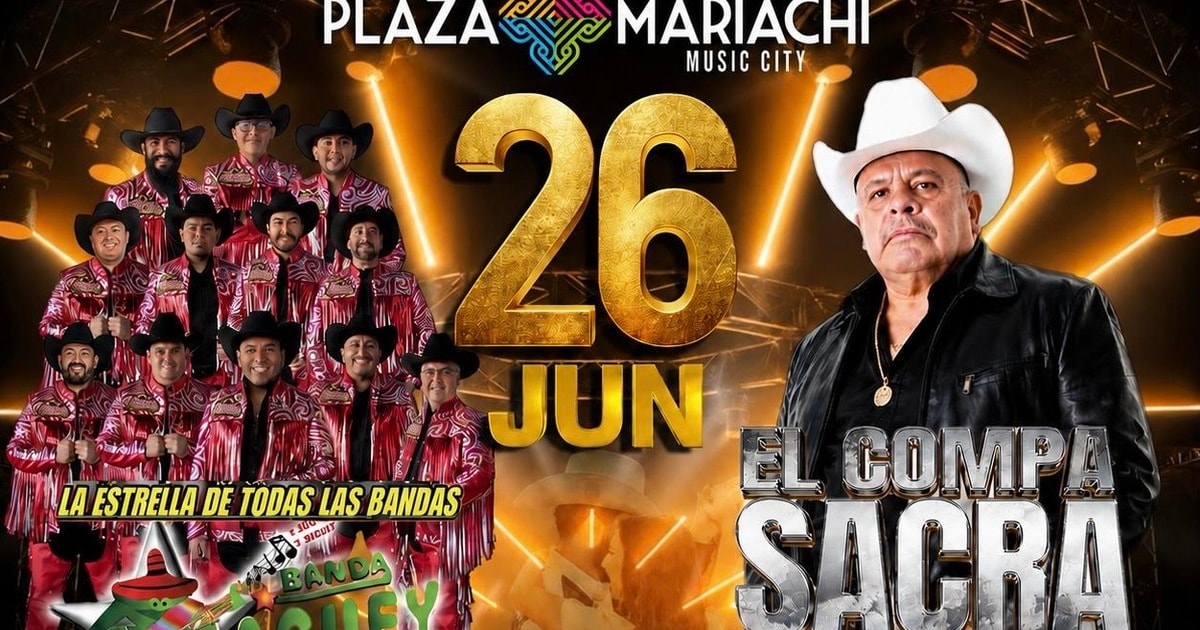 Banda Maguey La Estrella de Todos Los Bailes-El Compa Sacra-Viento y Sol-Armadillos Jr-Plaza Mariachi