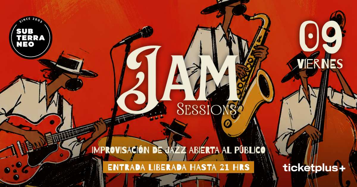 JAM SESSIONS 🎵 VIERNES 09 OCTUBRE ★ Club Subterráneo 