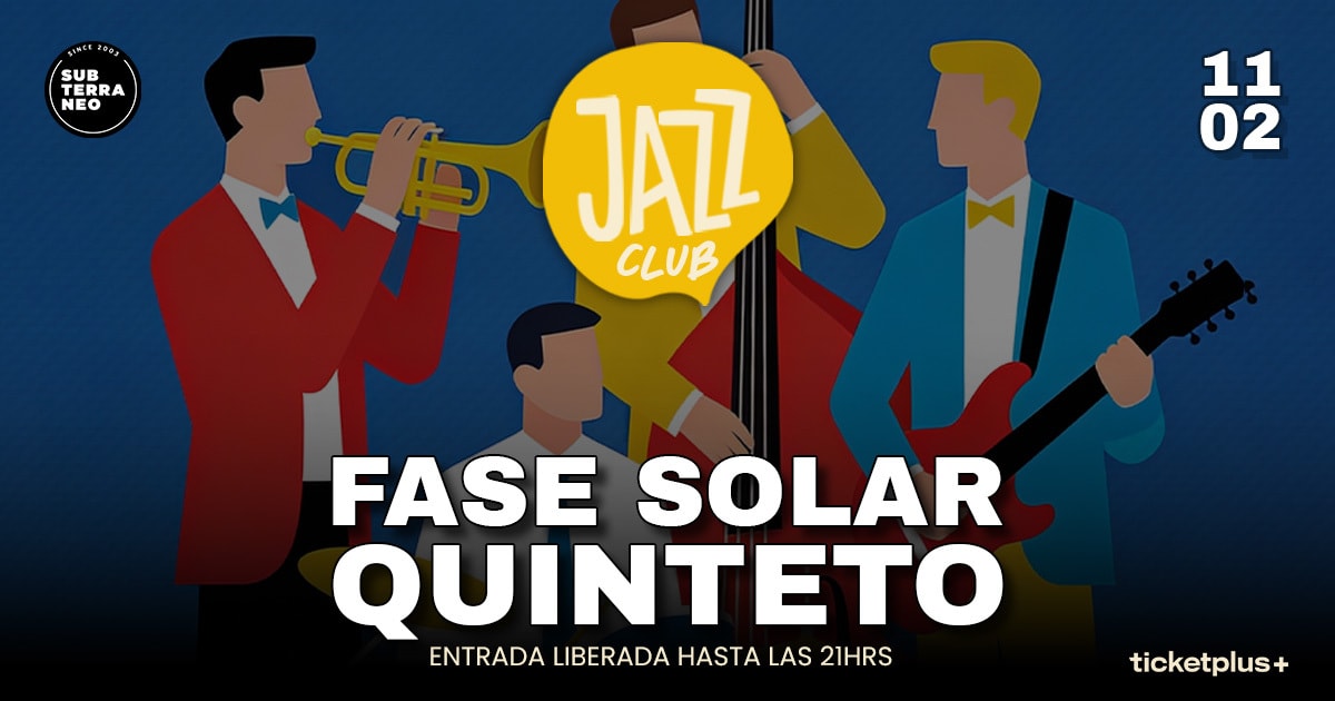 JAZZ CLUB 🎵 MIÉRCOLES 11 FEBRERO ★ Club Subterráneo 