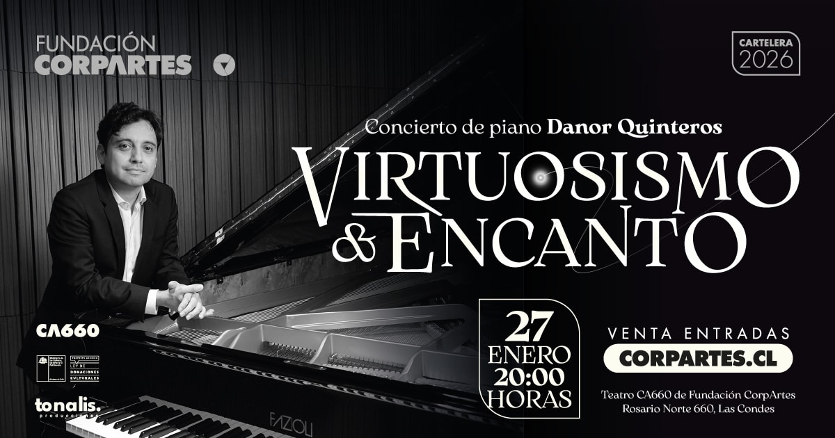 CONCIERTO DE PIANO DANOR QUINTEROS | Teatro CA660 Santiago