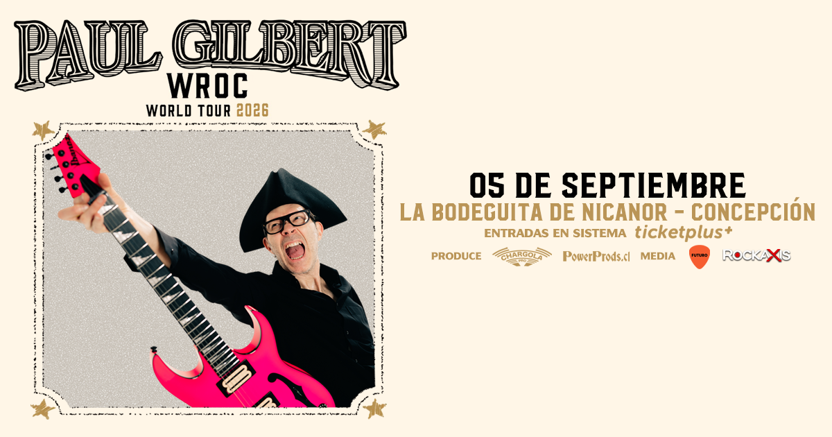 PAUL GILBERT en Concepción