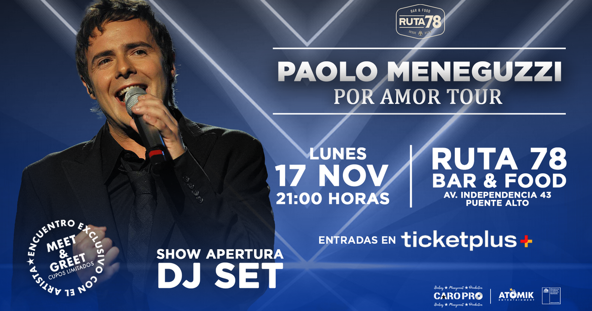  Paolo Meneguzzi en Ruta 78