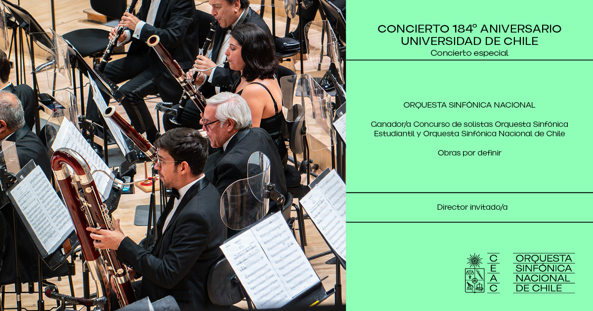 Concierto 184° Aniversario Universidad de Chile
