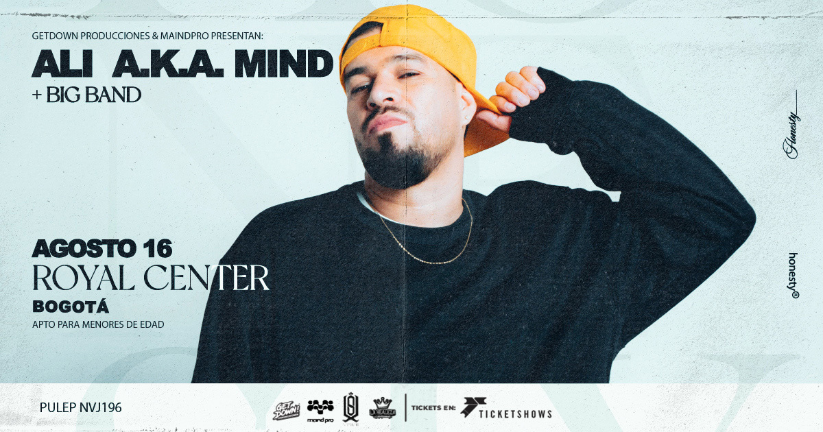  ALI A.K.A MIND + BIG BAND EN BOGOTA