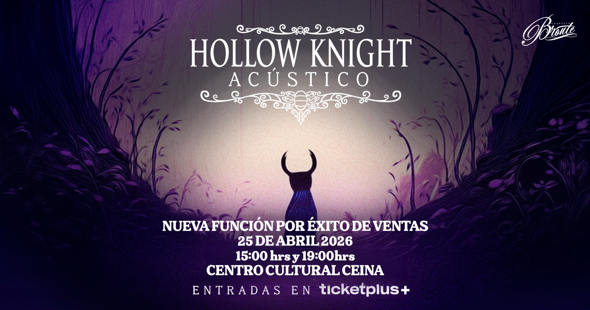 Concierto Acústico: Hollow Knight - Una Noche en Hallownest // Segunda Funcion 15:00 hrs