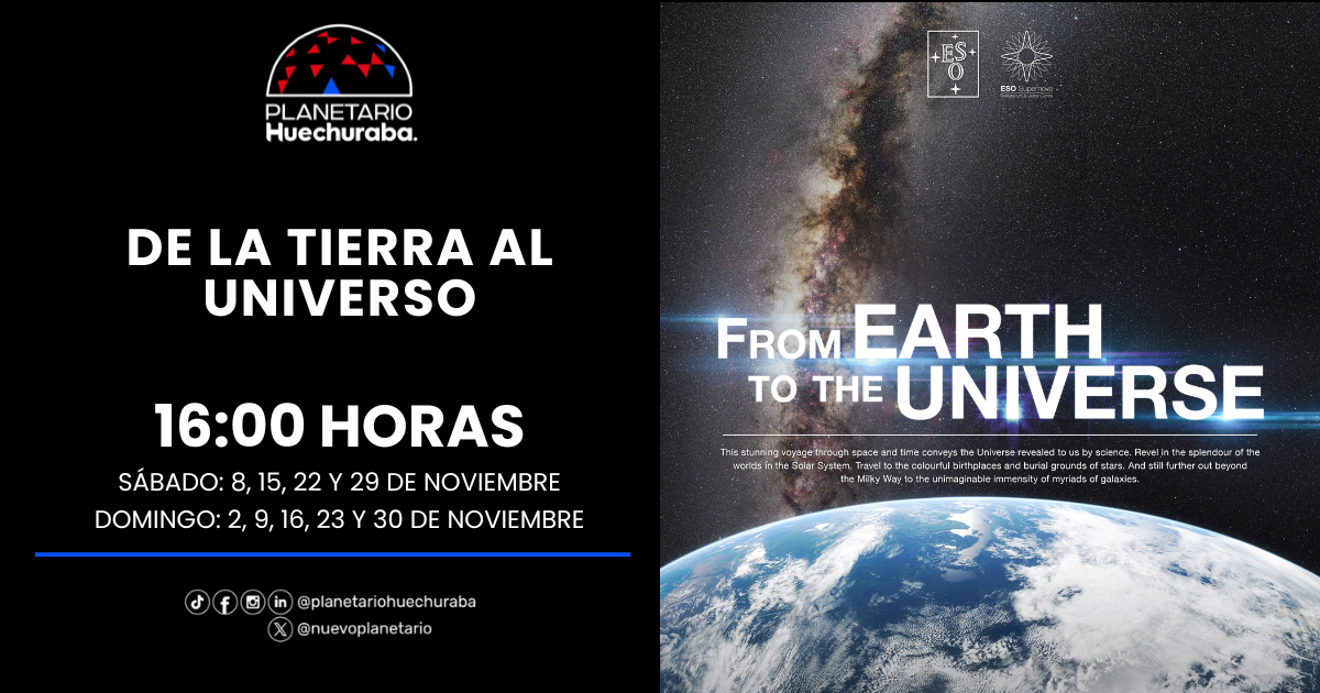  DE LA TIERRA AL UNIVERSO