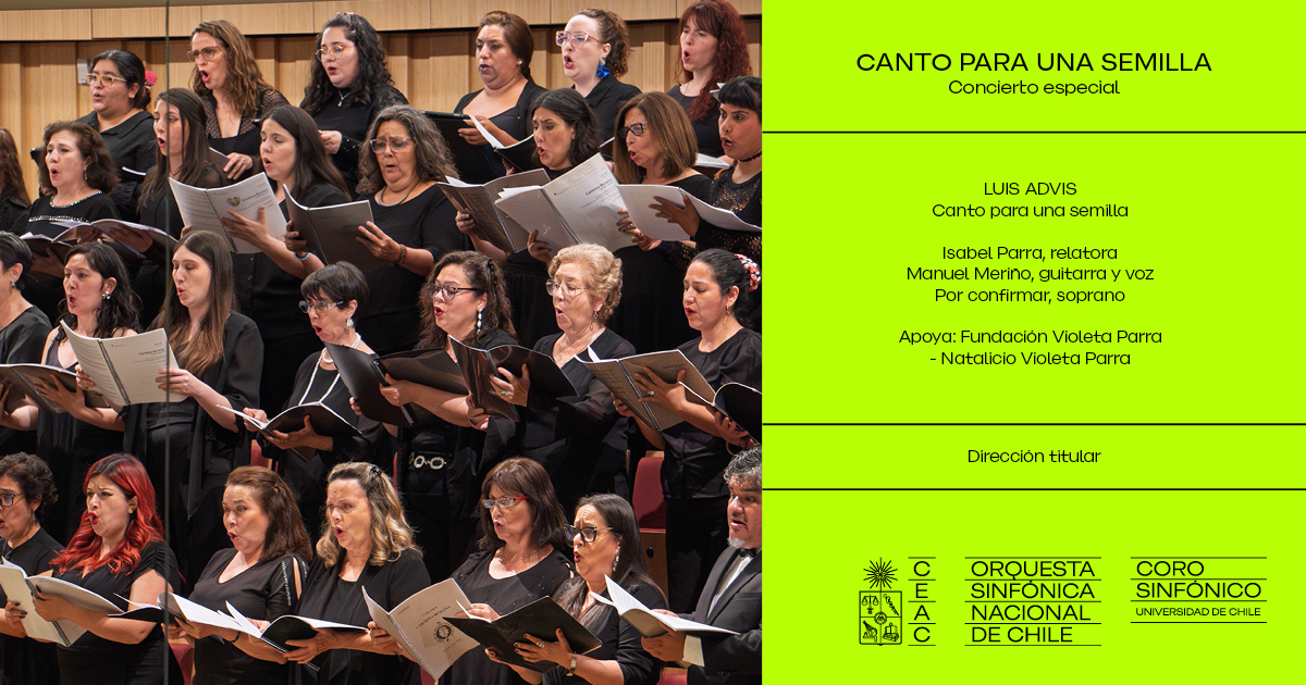 Concierto especial • Canto para una semilla