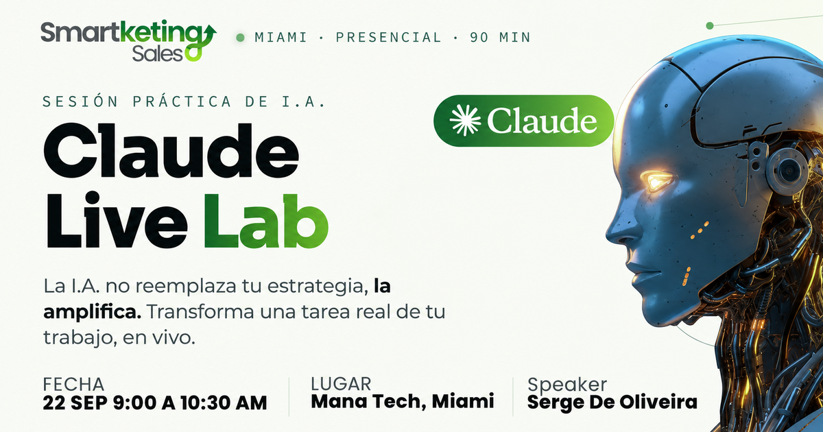 Claude Live Lab: Lo que nadie te explicó sobre darle contexto a tu IA