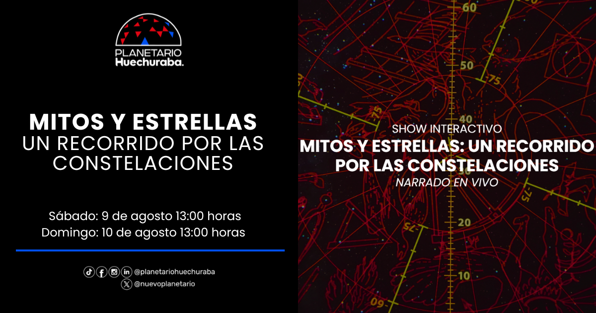  SHOW INTERACTIVO: MITOS Y ESTRELLAS: UN RECORRIDO POR LAS CONSTELACIONES
