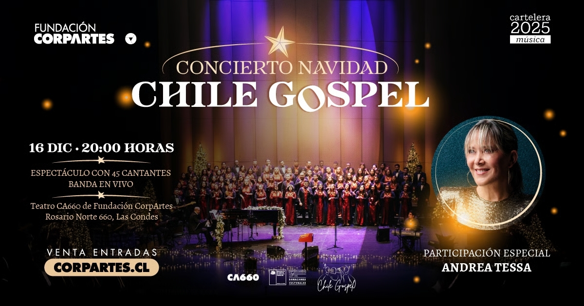  Concierto Navidad Chile Gospel | Teatro CA660 Santiago 