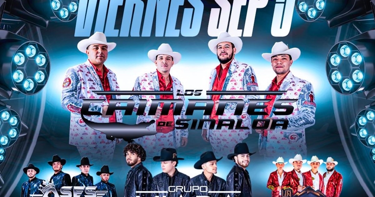 Los Caimanes de Sinaloa-Grupo Viada-Ases de California-Los Preferidos del Valle-Grupo Agrado-Lancaster