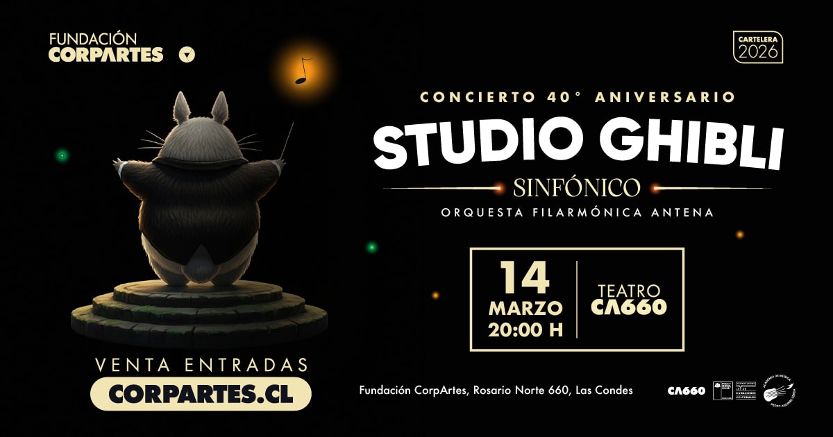 STUDIO GHIBLI SINFÓNICO 40° ANIVERSARIO | Teatro CA660 Santiago