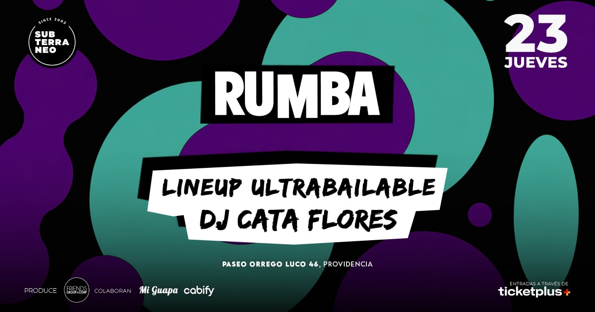 RUMBA Full Ultrabailable ★ JUEVES 23 ABRIL ★ Club Subterráneo (+21M & +23H)