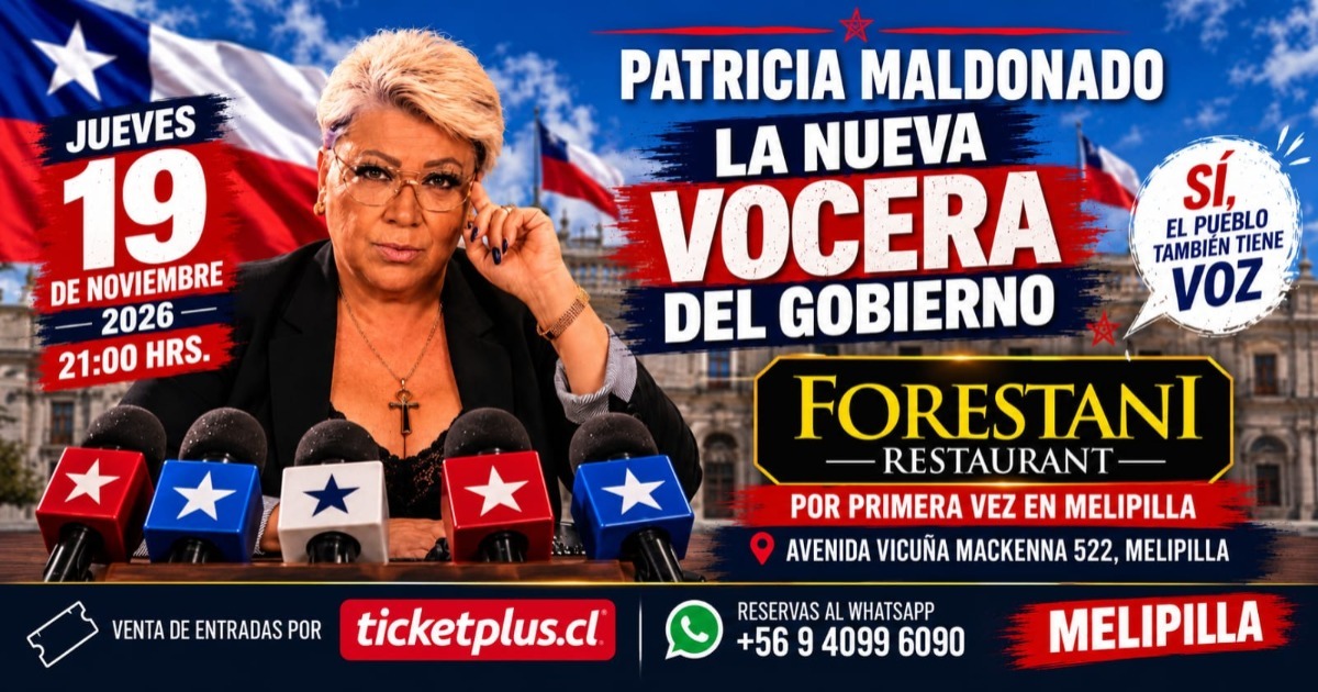 PATRICIA MALDONADO LA NUEVA VOCERA DE GOBIERNO - MELIPILLA