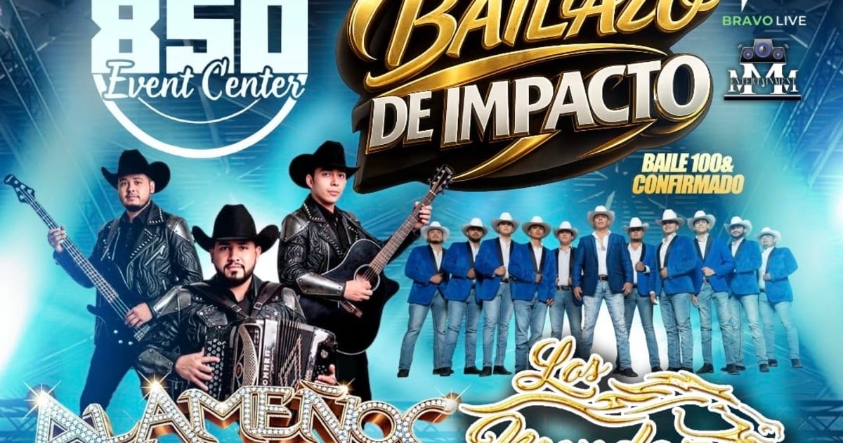 Alameños de la Sierra DMX-Los Mendoza-Los Nuevos Cadetes de Linares-Lalo y sus Nortenos-850 Event Center