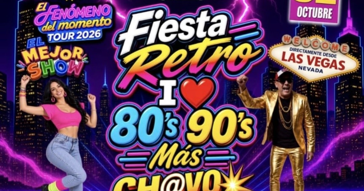 Fiesta Retro 80's 90's Chavo Rucos Tour USA-Houston Club Mezquite