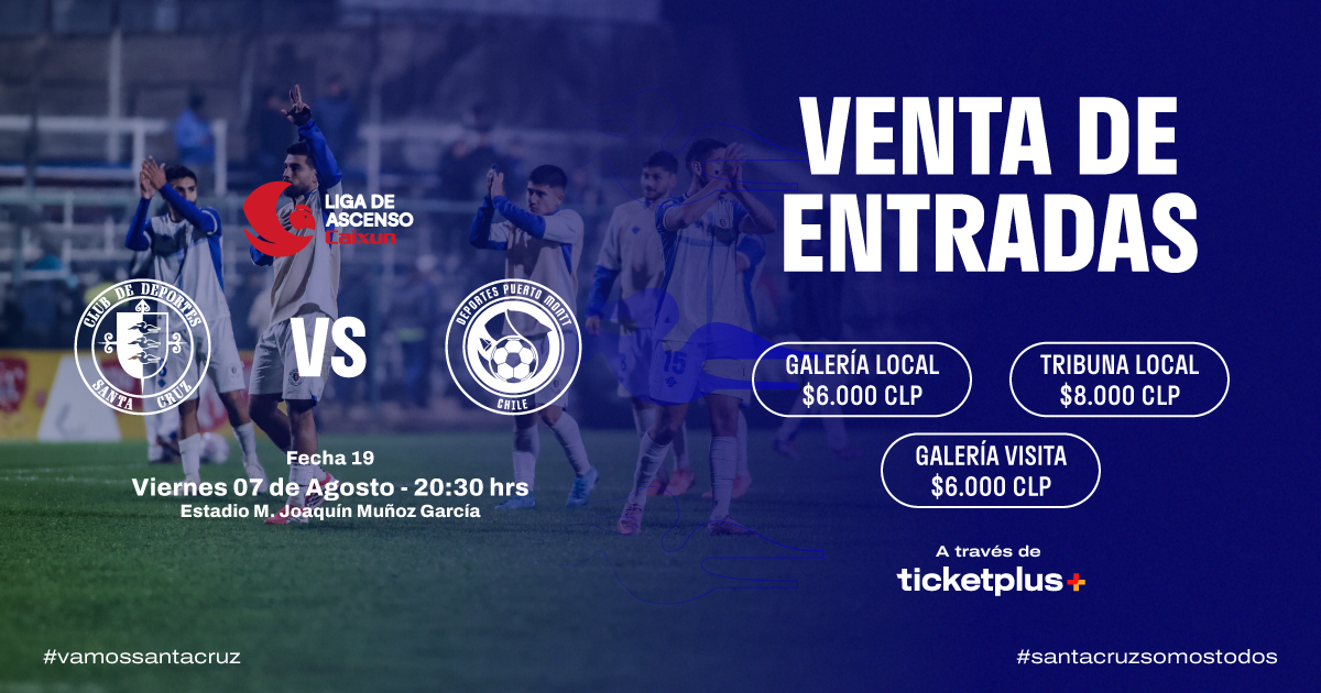 Deportes Santa Cruz vs Deportes Puerto Montt / Liga de Ascenso Caixun 2026 / Fecha 18