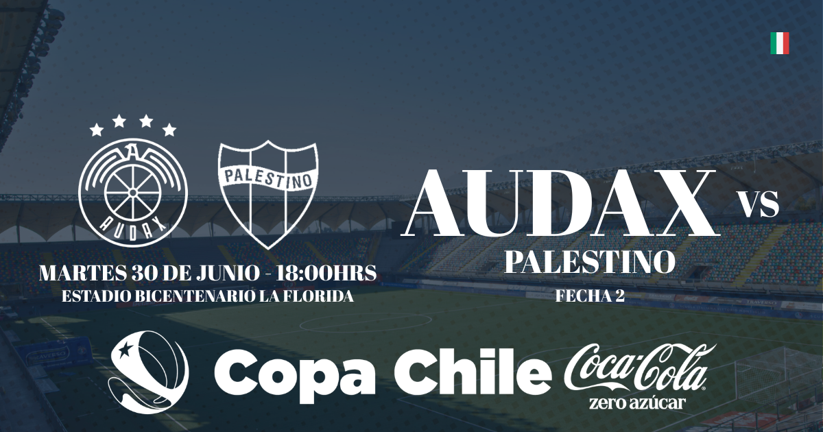 Audax Italiano vs Palestino / Copa Chile CocaCola Zero Azucar / Fecha 2