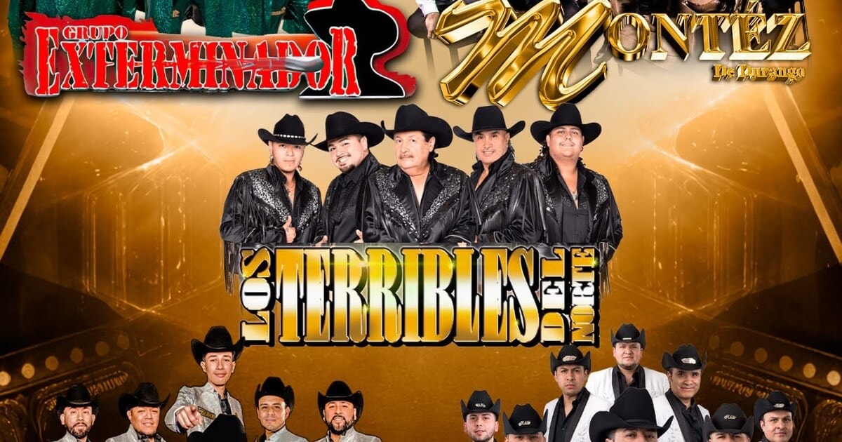 Grupo Exterminador-Montez De Durango-Los Terribles-Patrulla 81-K Paz-The Knox Coliseo-Knoxville TN