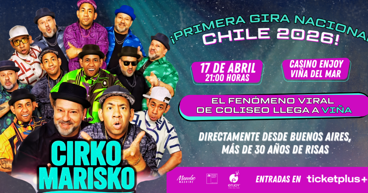 CIRKO MARISKO - GIRA CHILE 2026" en Enjoy Viña del Mar
