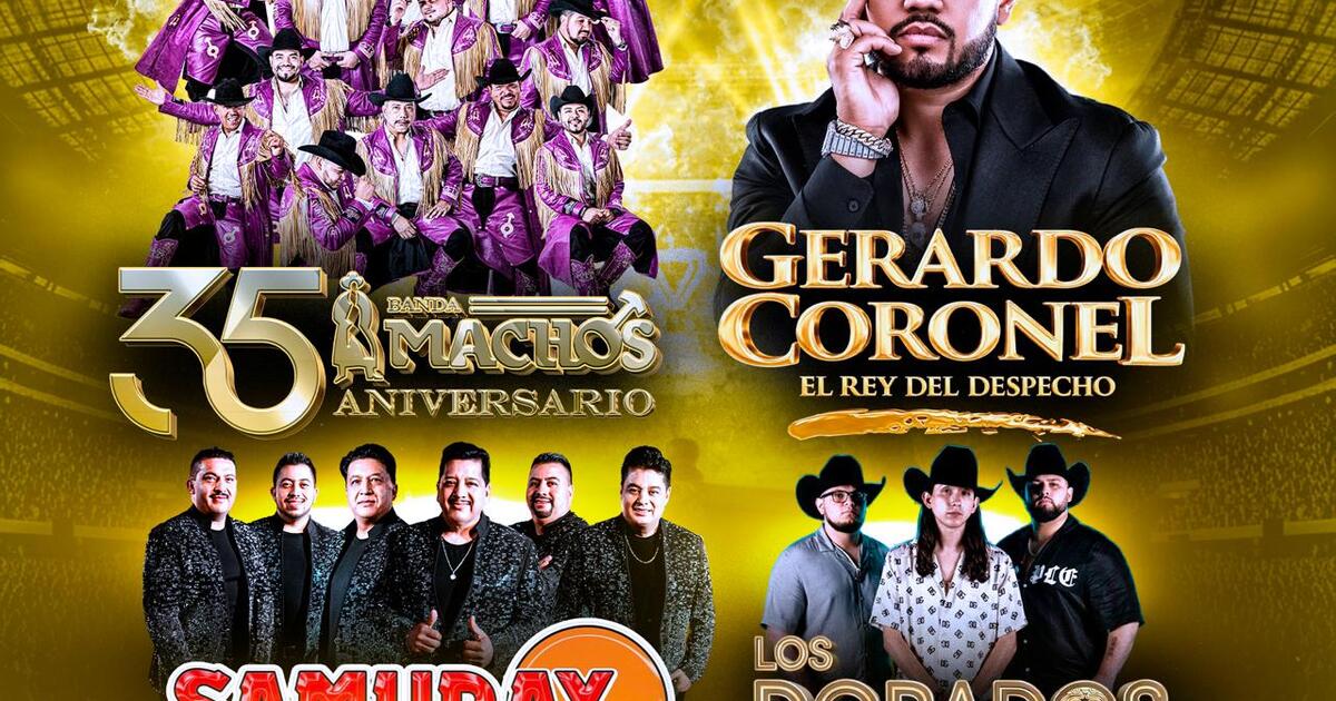 Banda Machos-Jerry Coronel-Samuray-Dorados-Cheque JR-Resaca-GA