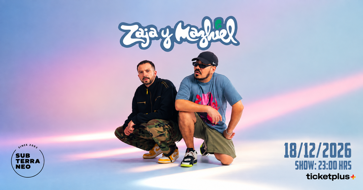 ZAJA Y MAZHIEL ★ VIERNES 18 DICIEMBRE ★ Club Subterráneo