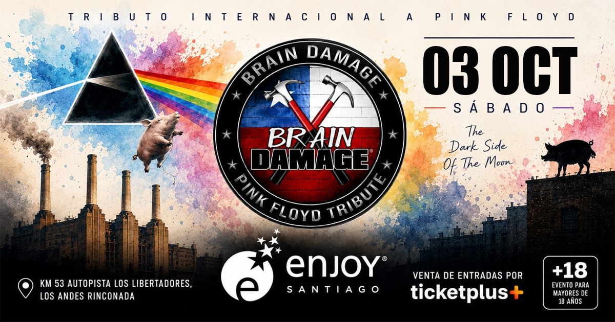 BRAIN DAMAGE en ENJOY SANTIAGO