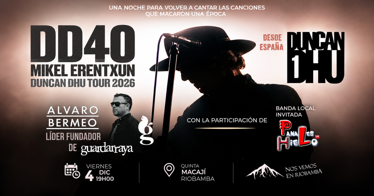 DUNCAN DHU TOUR 2026 - RIOBAMBA
