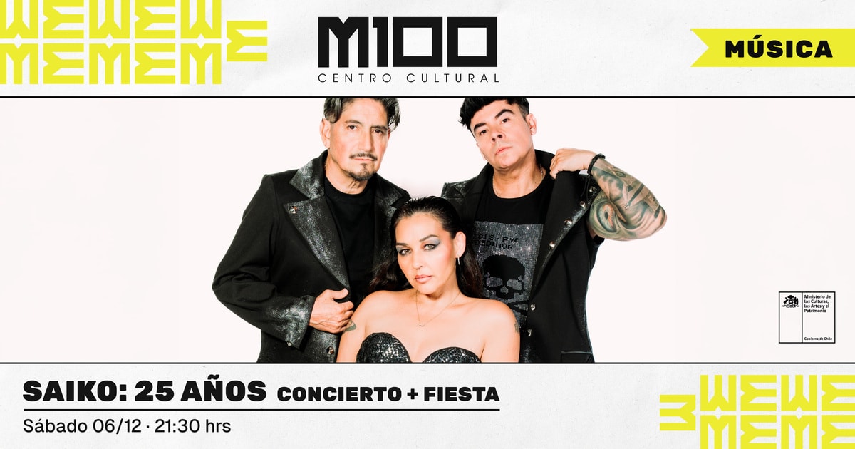 Saiko 25 años: Concierto + Fiesta