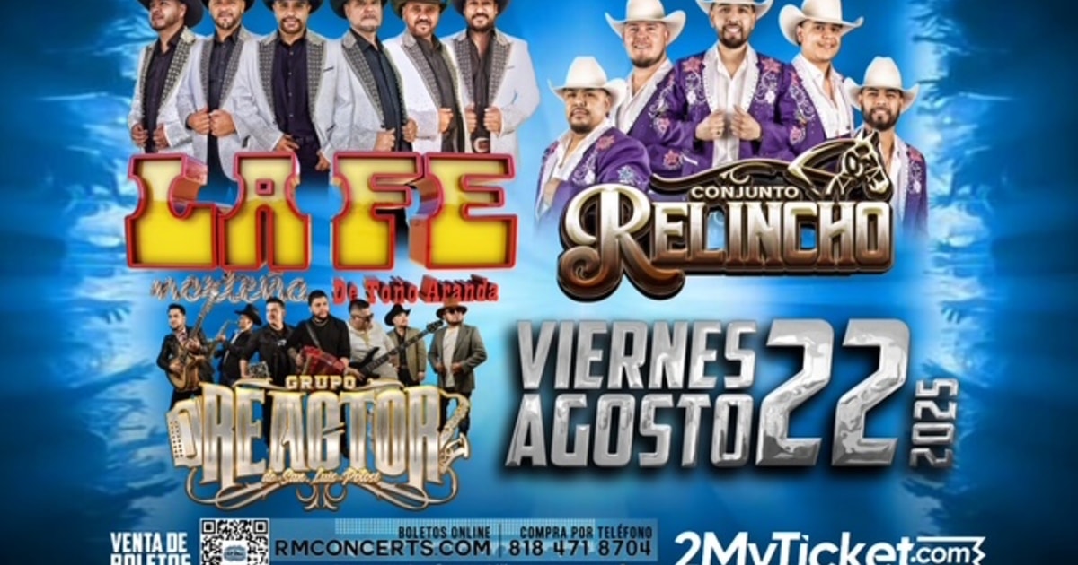 La Fe Nortena de Tono Aranda-Conjunto Relincho-Grupo Reactor-Yamila Event Center